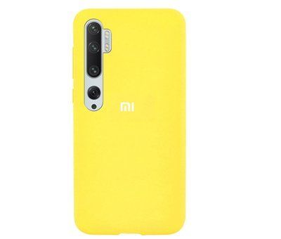 Чохол Silicone Cover для Xiaomi Mi Note 10 / Mi Note 10 Pro Жовтий / Yellow 38492
