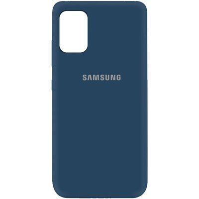Чехол Silicone Cover A для Samsung Galaxy A31 Синий / Navy blue 42995