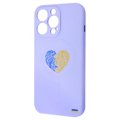 Чехол патриотический WAVE Ukraine Edition MagSafe для iPhone 13 Pro Ukraine heart 63247