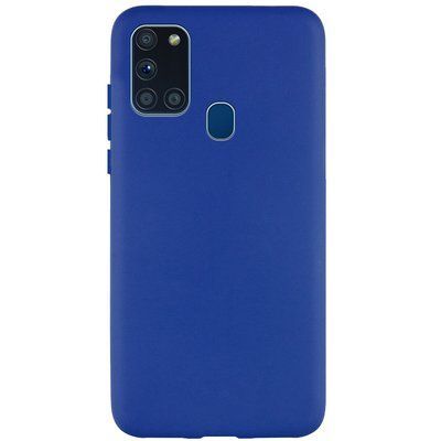 Чохол Matte для Samsung Galaxy A21s Синій 47845