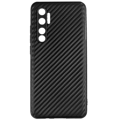Чохол CoWay Carbon для Xiaomi Mi Note 10 Lite Чорний / Black 68371