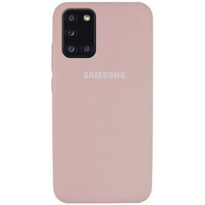 Чехол Silicone Cover для Samsung Galaxy A31 Розовый / Pink Sand 54734