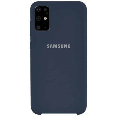 Чехол Silicone Case для Samsung Galaxy S20 Plus Синий / Midnight Blue 40162