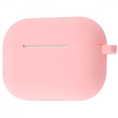 Чехол Silicone Case New с карабином для Apple Airpods Pro Pink 52421