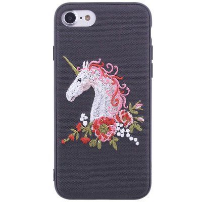 Чехол Вышиванка для Iphone 7 / 8 / SE 2020 Единорог 35060