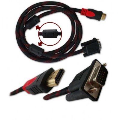 Кабель STEZ HDMI - VGA 1.5м Black 37970