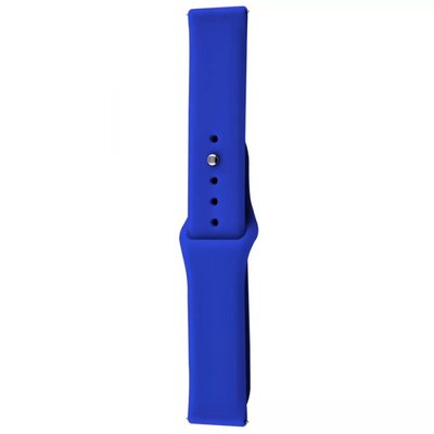 Ремінець Silicone Sport для Xiaomi Amazfit / Samsung 22 mm Blue