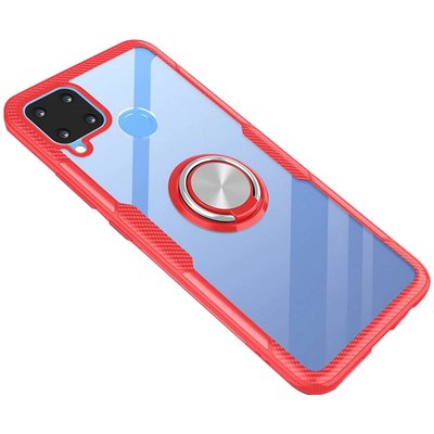 Чохол Din Crystal Magnet Ring для Realme C15 / C12 Червоний 52863