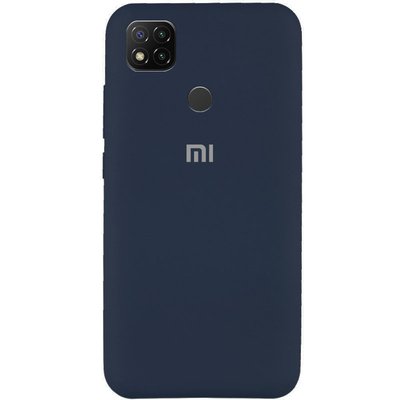 Чехол Silicone Cover для Xiaomi Redmi 9C / 10A Синий / Midnight Blue 46065