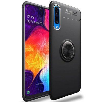 Чехол Din Color Magnet Ring для Samsung Galaxy A70 2019 A705 Черный 34371