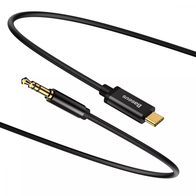 Кабель Aux Baseus Yiven Type-C to 3.5 1.2м Black 65712