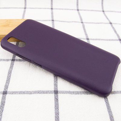 Захисний чохол Leather Case для Xiaomi Redmi 9A Фіолетовий 48100