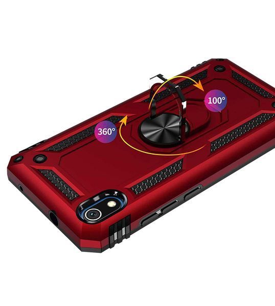Протиударний чохол Serg Magnet Ring для Xiaomi Redmi 7A Червоний 39461
