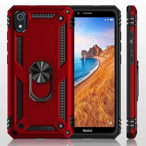 Протиударний чохол Serg Magnet Ring для Xiaomi Redmi 7A Червоний 39461