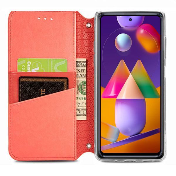 Чохол-книжка ETMA Mandal для Samsung Galaxy M31s Червоний 50091