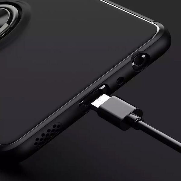 Чехол Din Color Magnet Ring для Samsung Galaxy A52 / A52s Черный 54834
