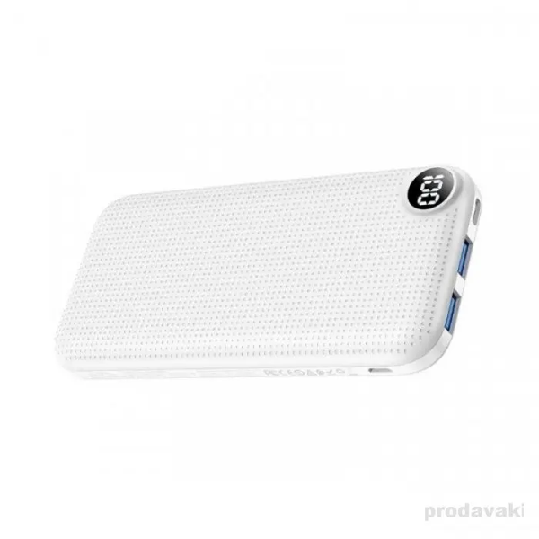 Зовнішній акумулятор Hoco DB17 ATLAS 10000 mAh White 65812