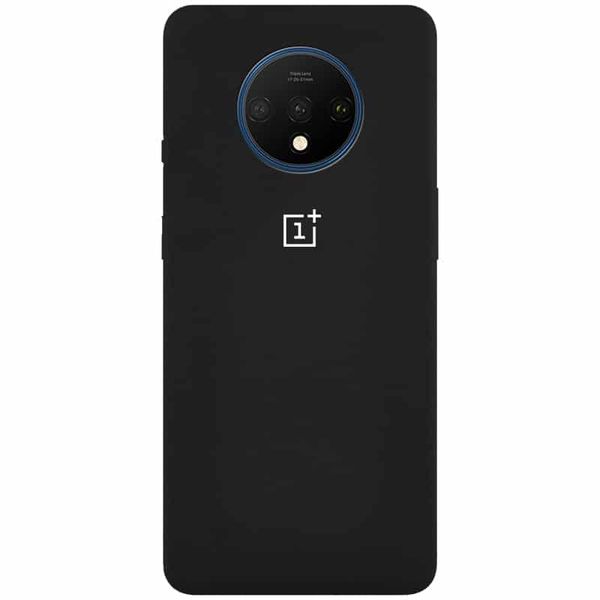 Чохол Silicone Cover для OnePlus 7T Чорний / Black 38093