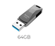 Флеш-пам'ять Hoco UD5 USB 3.0 64Gb Black 82616