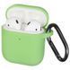 Чехол Silicone Slim с карабином для Apple Airpods 1/2 Crimson 82227 17