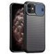 Чохол Camsh Black для Iphone 11 Чорний / Синій 44510