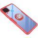 Чехол Din Crystal Magnet Ring для Realme C15 / C12 Красный 52863