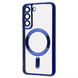 Чохол WAVE Metal Color MagSafe для Samsung Galaxy S24 Прозорий / Midnight blue