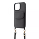 Чехол со шнурком WAVE Leather Pocket Case для Iphone 14 Pro Max Black 70779 1