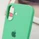 Чехол Silicone Case для Iphone 16 Зеленый / Spearmint