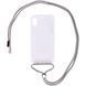 Чохол Crossbody Transparent зі шнурком для Iphone XS Max Сірий 57160 1