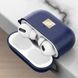 Чохол Leather Type з карабіном для Apple Airpods Pro Синій 48487 3