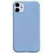 Чохол Matte для Iphone 11 Блакитний / Lilac Blue 47424