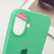 Чехол Silicone Case для Iphone 16 Зеленый / Spearmint