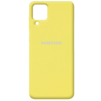 Чехол COLOR COVER SILK Full для Samsung Galaxy A22 / M32 / M22 Yellow 66875