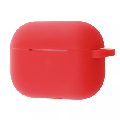 Чохол Silicone Shock-proof з карабіном для Apple Airpods Pro Red 60832