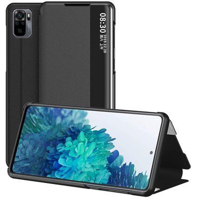 Чехол-книжка Smart View для Xiaomi Redmi Note 10 / Note 10s / Poco M5s Черный 54541