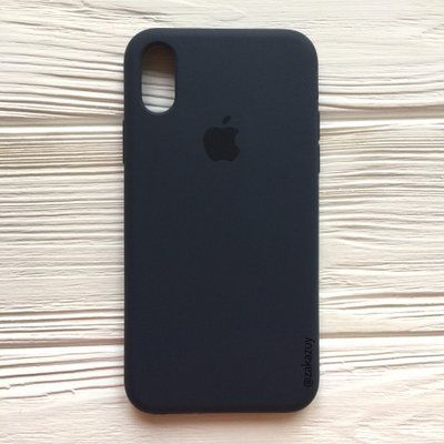 Чохол Silicone Case для Iphone X / XS Navy Blue 31081
