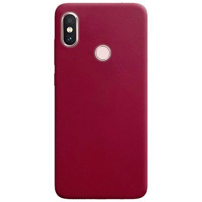 Чехол Matte для Xiaomi Redmi Note 5 / 5 Pro Бордовый