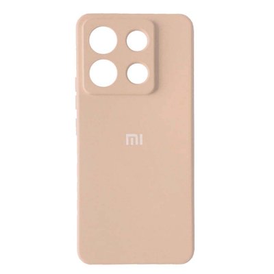 Чохол Silicone Case 360 ​​із захистом камери для Xiaomi Redmi Note 13 Pro 5G / Poco X6 Pink Sand