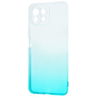 Чохол Gradient для Xiaomi Mi 11 Lite / 11 Lite 5G NE White / turquoise 54491