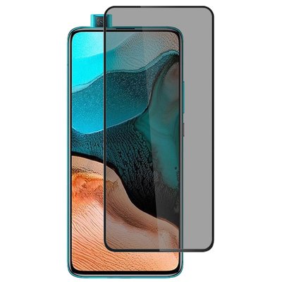 Захисне скло Антишпигун Privacy для Xiaomi Redmi K30 Pro / Mi 10T Lite Black 59536