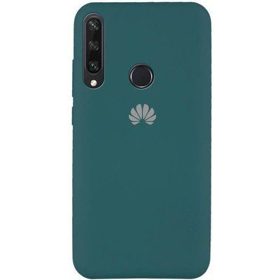 Чохол Silicone Cover для Huawei Y6P Зелений / Pine green 50547