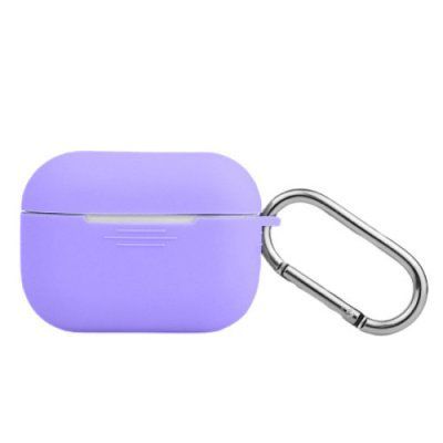 Чохол Silicone Slim з карабіном для Apple Airpods Pro 2 Violet 82273