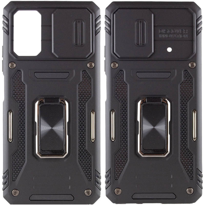 Протиударний чохол Camsh Army Ring для Xiaomi Poco X5 5G / Note 12 5G Чорний / Black 80197
