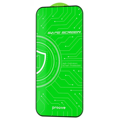 Захисне скло Pruf Safe для Iphone 13 / 13 Pro / 14 / 16e / 17e Black 85884