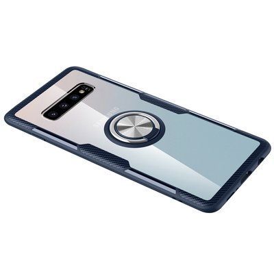 Чехол Din Crystal Magnet Ring для Samsung Galaxy S10 G973 Темно-синий 55252