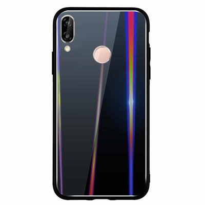 Чехол TPU+Glass Gradient Aurora для Huawei Nova 4 Black 33301