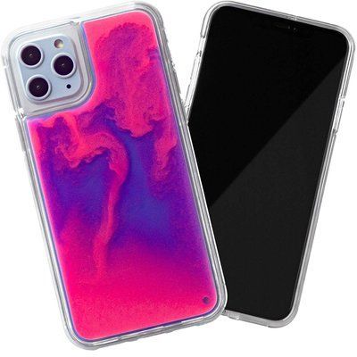 Чехол Neon Night Sand для Iphone 11 Pro Max Фиолетовый / Розовый 47533