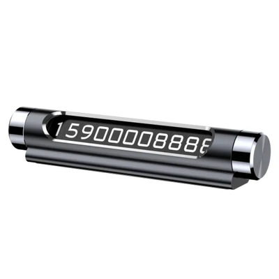 Автовізитка Baseus Metal Temporary Parking Number Plate Black 88451