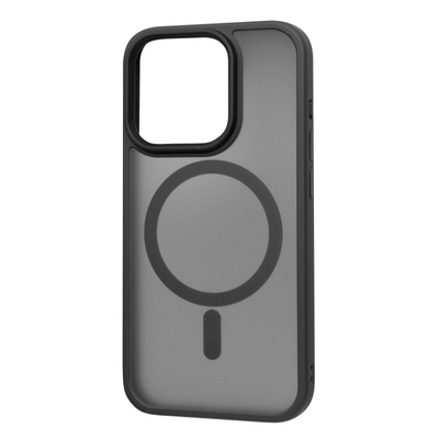 Чохол PHIBR Metal Buttons MagSafe для Iphone 15 Pro Black 81801